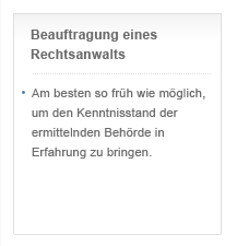 Beauftragung eines Rechtsanwalts