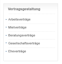 Vertragsgestaltung
